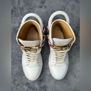 Buscemi White High Top 100MM Size 38